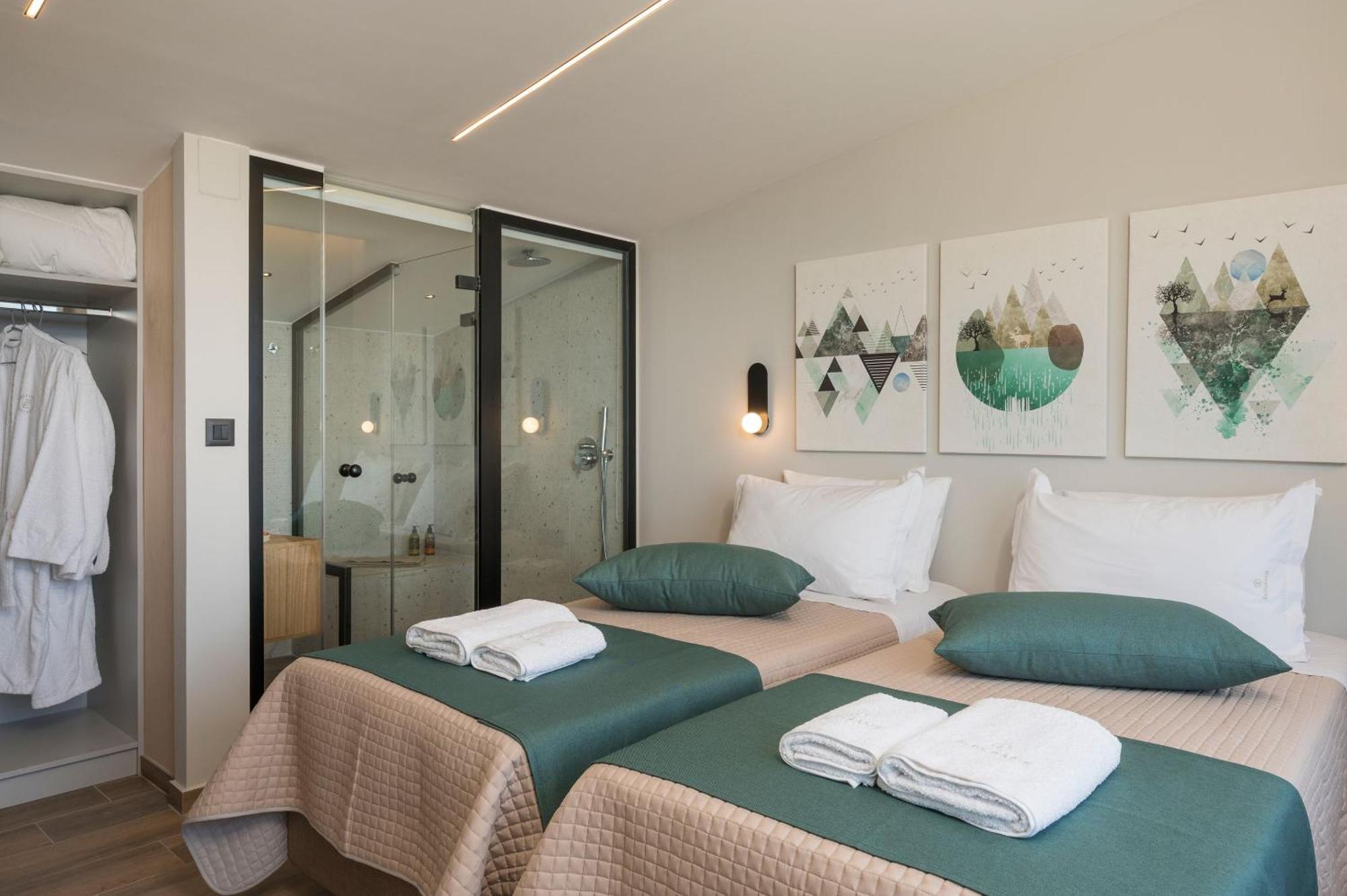 Villa Ekphrasis With Sea View And Jacuzzi Ravdhoukha Ngoại thất bức ảnh